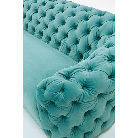  Furniture Line The German Cut Stationary Fabric Sofa Amsterdam Vivid Blue Sofa - Blue IMAGE 4