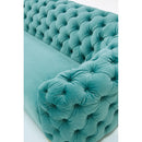 Furniture Line The German Cut Stationary Fabric Sofa Amsterdam Vivid Blue Sofa - Blue IMAGE 4