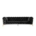  Furniture Line Bianca Stationary Fabric Sofa Bianca Sofa - Black IMAGE 1