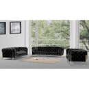 Furniture Line Bianca Stationary Fabric Sofa Bianca Sofa - Black IMAGE 6