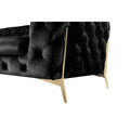 Furniture Line Bianca Stationary Fabric Chair Bianca Chair - Black IMAGE 2