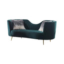 Furniture Line Venice Jewel Stationary Fabric Sofa Venice Jewel Sofa - Green IMAGE 1
