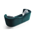  Furniture Line Venice Jewel Stationary Fabric Sofa Venice Jewel Sofa - Green IMAGE 2