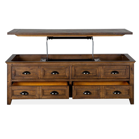  Magnussen Bay Creek T4398-50 Lift Top Storage Cocktail Table with Casters IMAGE 4