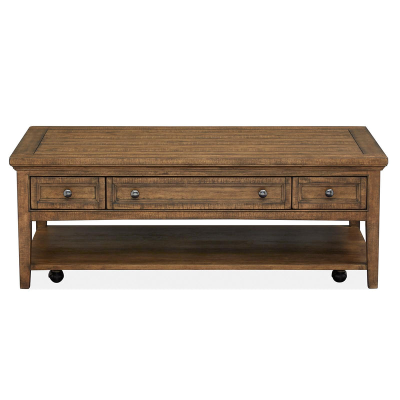 Magnussen Bay Creek T4398-43 Rectangular Cocktail Table with Casters IMAGE 2