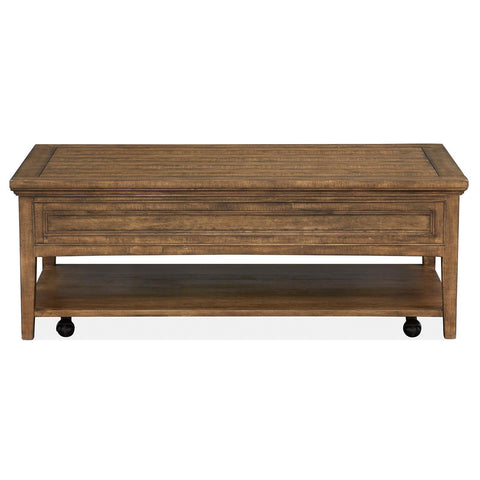  Magnussen Bay Creek T4398-43 Rectangular Cocktail Table with Casters IMAGE 5
