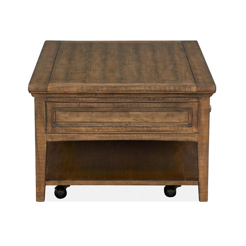  Magnussen Bay Creek T4398-43 Rectangular Cocktail Table with Casters IMAGE 6