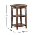  Magnussen Bay Creek T4398-35 Round Accent End Table IMAGE 4