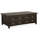 Magnussen Westley Falls T4399-50 Lift Top Storage Cocktail Table with Casters IMAGE 1