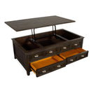 Magnussen Westley Falls T4399-50 Lift Top Storage Cocktail Table with Casters IMAGE 2