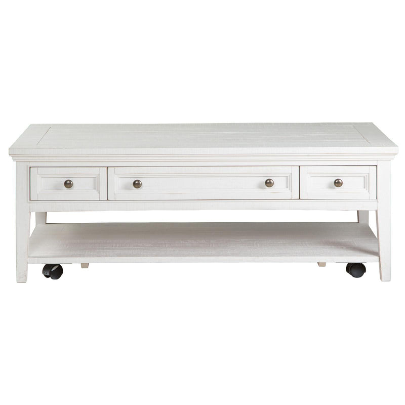 Magnussen Heron Cove T4400-43 Rectangular Cocktail Table with Casters IMAGE 1