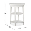 Magnussen Heron Cove T4400-35 Round Accent End Table IMAGE 4