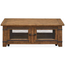 Magnussen Chesterfield T4717-50 Lift Top Storage Cocktail Table with Casters IMAGE 1