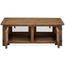 Magnussen Chesterfield T4717-50 Lift Top Storage Cocktail Table with Casters IMAGE 2