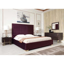 Furniture Line Italia City Queen Upholstered Bed Italia City Queen Bed IMAGE 2
