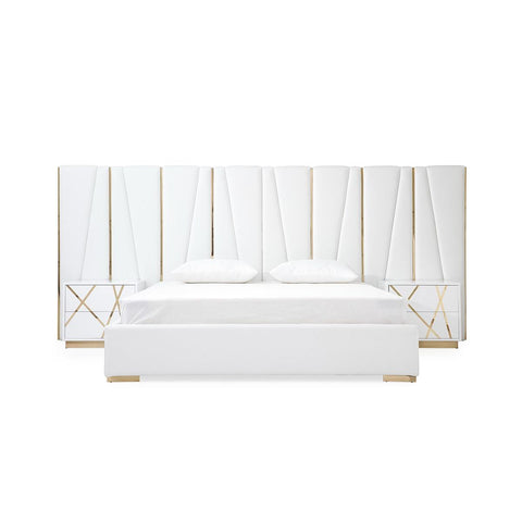  Furniture Line Italia Denise Queen Upholstered Bed Italia Denise Queen Bed IMAGE 1