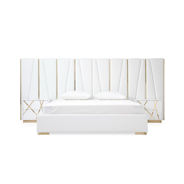 Furniture Line Italia Denise Queen Upholstered Bed Italia Denise Queen Bed IMAGE 1