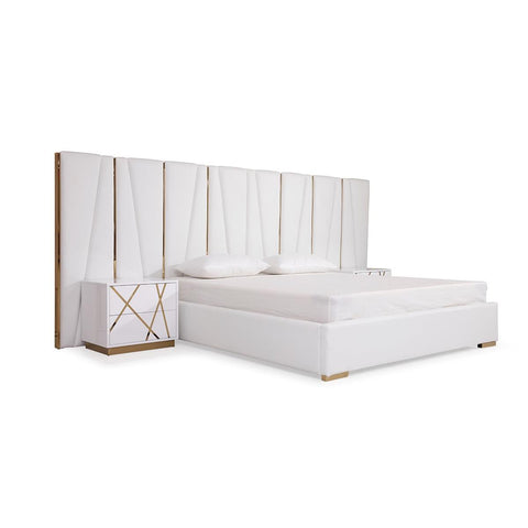  Furniture Line Italia Denise Queen Upholstered Bed Italia Denise Queen Bed IMAGE 2