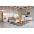  Furniture Line Italia Denise Queen Upholstered Bed Italia Denise Queen Bed IMAGE 5