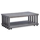 Magnussen Eldridge T4917-43 Rectangular Cocktail Table with Casters IMAGE 1