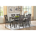  Signature Design by Ashley Caitbrook D388-425 Rectangular Dining Room Table Set IMAGE 7