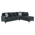  Signature Design by Ashley Abinger 83905S4 2 pc Sleeper Sectional with Chaise IMAGE 1