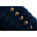  VIG Furniture Divani Casa Palomar 75534 Sofa - Blue/Brass IMAGE 3