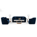  VIG Furniture Divani Casa Palomar 75534 Sofa - Blue/Brass IMAGE 4