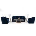  VIG Furniture Divani Casa Palomar 75534 Sofa - Blue/Brass IMAGE 4