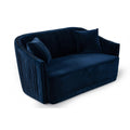  VIG Furniture Divani Casa Palomar 75534 Loveseat - Blue/Brass IMAGE 2