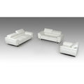  VIG Furniture David Ferarri Highline Italian 71503 Loveseat - Snow White IMAGE 3