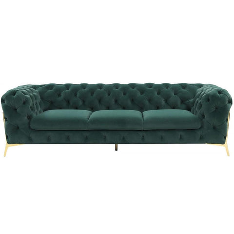  VIG Furniture Divani Casa Sheila 77575 Sofa - Emerald Green IMAGE 1