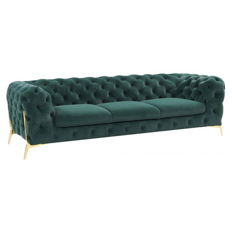  VIG Furniture Divani Casa Sheila 77575 Sofa - Emerald Green IMAGE 2