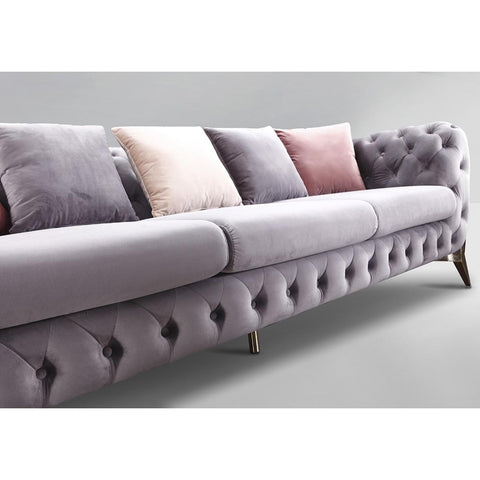  VIG Furniture Divani Casa Seward 75610 Sofa - Grey IMAGE 2