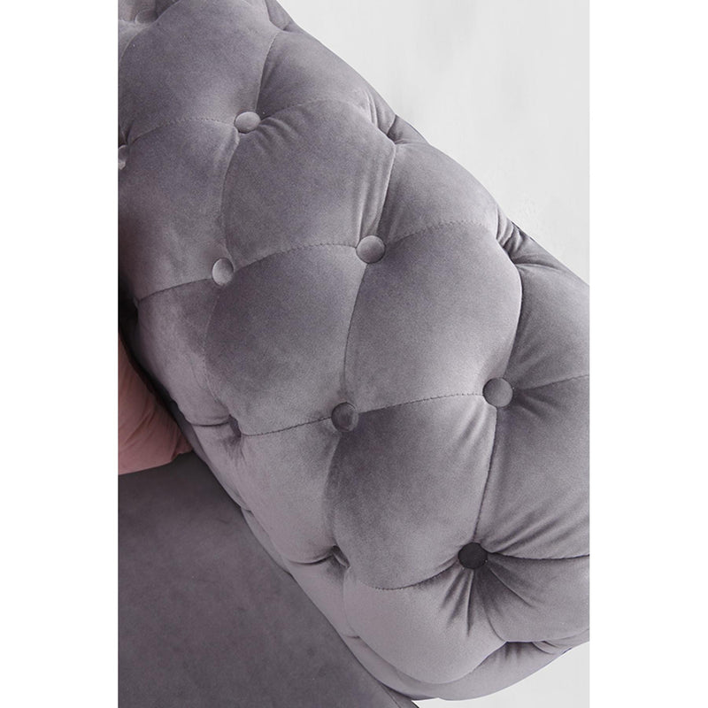 VIG Furniture Divani Casa Seward Stationary Fabric Sofa Divani Casa Seward 75610 Sofa - Grey IMAGE 4