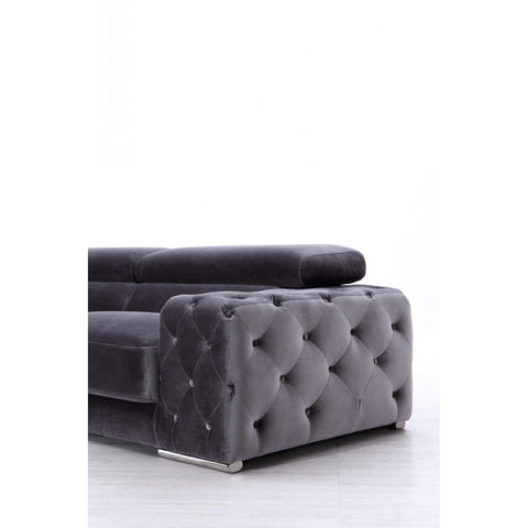  VIG Furniture Divani Casa Trisha 74334 Sofa - Grey IMAGE 3