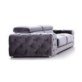  VIG Furniture Divani Casa Trisha 74334 Loveseat - Grey IMAGE 1
