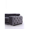  VIG Furniture Divani Casa Trisha 74334 Loveseat - Grey IMAGE 3
