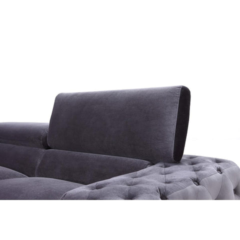  VIG Furniture Divani Casa Trisha 74334 Loveseat - Grey IMAGE 4