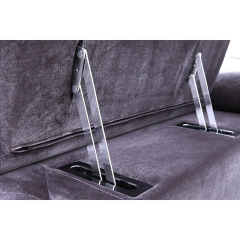  VIG Furniture Divani Casa Trisha 74334 Chair - Grey IMAGE 3