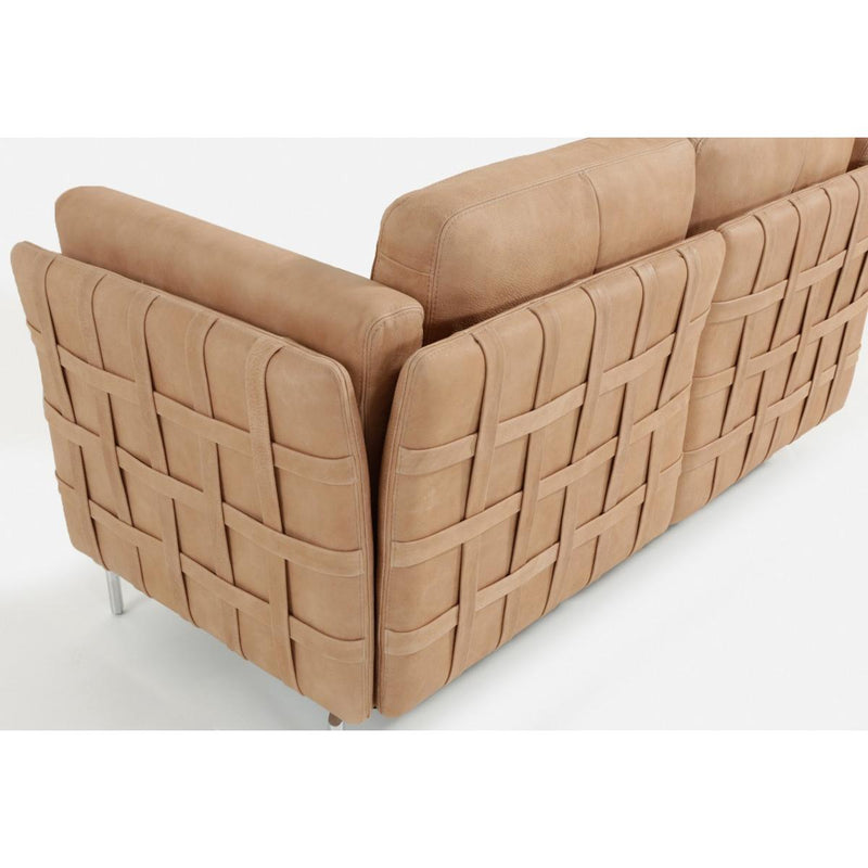 VIG Furniture Estro Salotti Jenny Stationary Leather Loveseat Estro Salotti Jenny 70634 Loveseat - Africa Terra Cat IMAGE 3