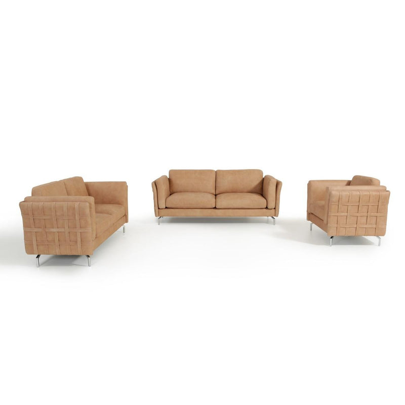 VIG Furniture Estro Salotti Jenny Stationary Leather Loveseat Estro Salotti Jenny 70634 Loveseat - Africa Terra Cat IMAGE 4