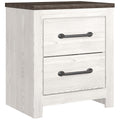  Signature Design by Ashley Gerridan B1190-92 Two Drawer Night Stand IMAGE 1