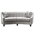  Elite Sofa Designs Payton Stationary Fabric Sofa Payton Curved Sofa - Hailey Chalk IMAGE 1