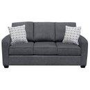 Elite Sofa Designs Havana Stationary Fabric Sofa Havana Sofa - Everglade Charcoal IMAGE 1