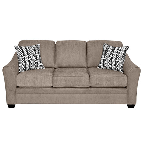  Elite Sofa Designs Douglas Stationary Fabric Sofa Douglas Sofa - Nusilk Buckskin IMAGE 1