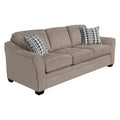  Elite Sofa Designs Douglas Stationary Fabric Sofa Douglas Sofa - Nusilk Buckskin IMAGE 3