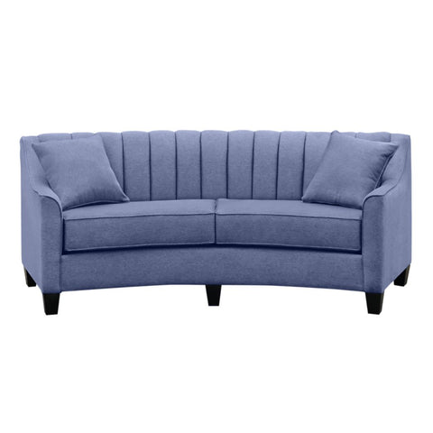  Elite Sofa Designs Chanel Stationary Fabric Sofa Chanel Sofa - Teamwork Cobalt IMAGE 1