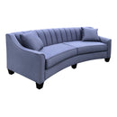 Elite Sofa Designs Chanel Stationary Fabric Sofa Chanel Sofa - Teamwork Cobalt IMAGE 5