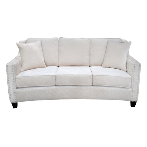  Elite Sofa Designs Carlos Stationary Fabric Sofa Carlos Sofa - Vogue Pearl IMAGE 1